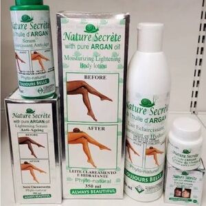 Nature secrete Moisturizing Lightening Body Lotion with Argan Oil - White